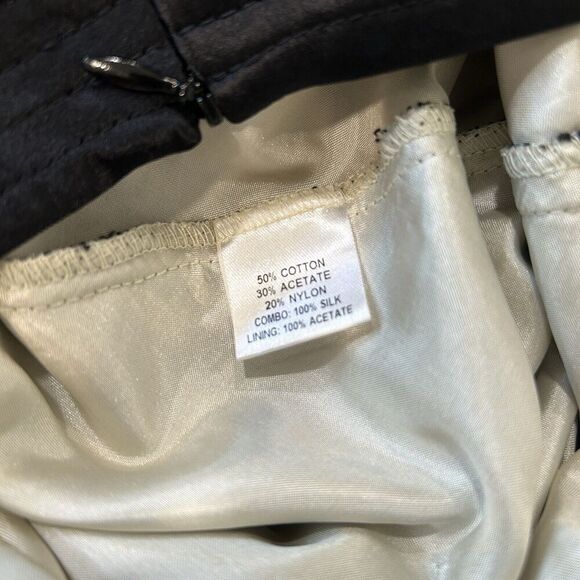 Rebecca Taylor Womens Skirt 4 Lace Floral Split Office Siren Career Professional - Picture 7 of 12